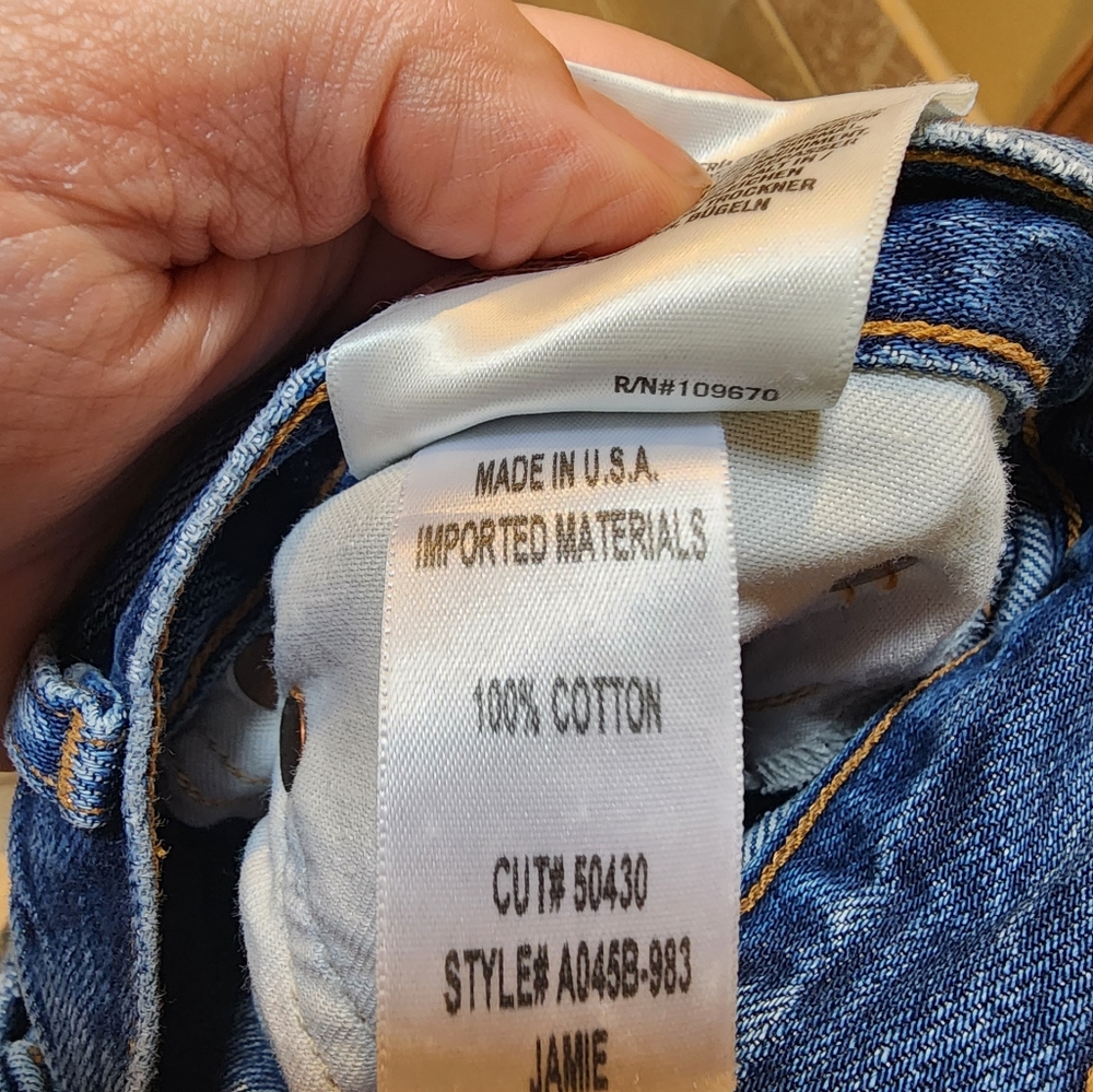 Agolde Jamie High Rise Classic Jeans In Grade - Picture 5 of 5